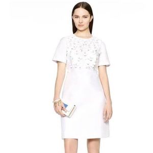 Kate Spade Madison Ave Duncan Floral White Dress